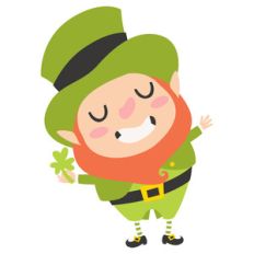 leprechaun with clover