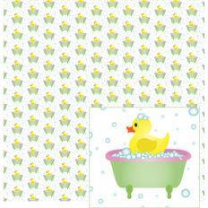bathtub duck paper