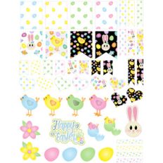 easter chick planner stickers