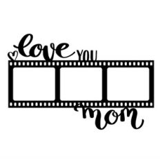 love you mom photo frame