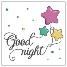 good night printable