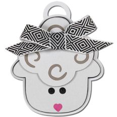 lamb head gift tag
