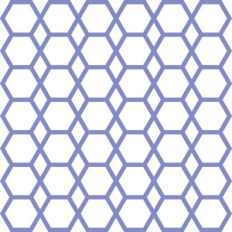 stencil hexagon