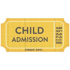 child admission ticket