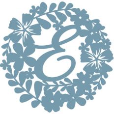 floral initial e