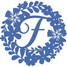 floral initial f