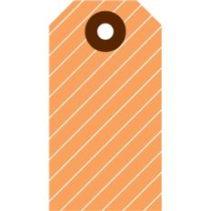 striped tag