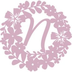 floral initial n