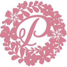 floral initial p
