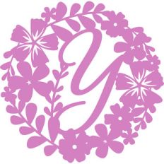 floral initial y
