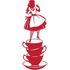 alice in wonderland tea cups