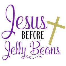 jesus before jelly beans