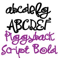 pn piggyback script bold
