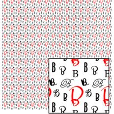 personalized initial paper - letter b