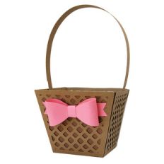 basket with bow