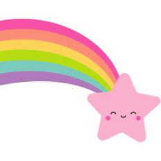 rainbow with star - fairy tales