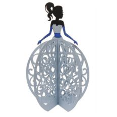 3d glamorous gown