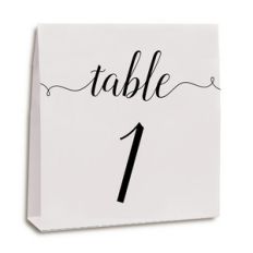 table cards fancy 1-10