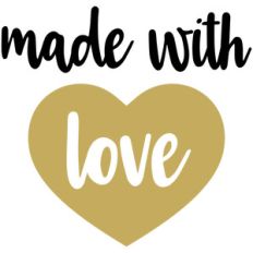 baby t-shirt: made with love