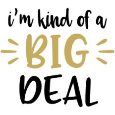 baby t-shirt: i'm kind of a big deal