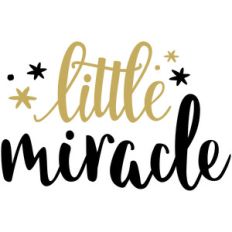 baby t-shirt: little miracle