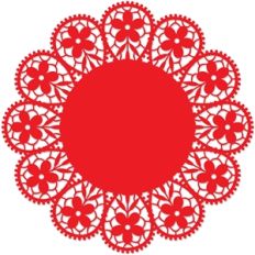 lacy doily