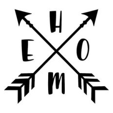 home crossed arrows