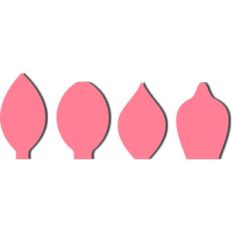 flower petals set