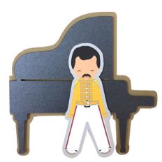 piano singer card
