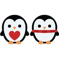 2 penguins