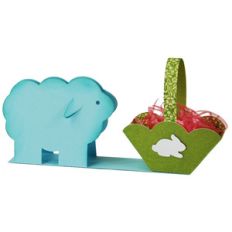 easter lamb basket for candy or eggs