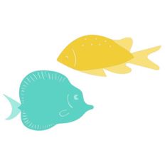 2 layered happy fish