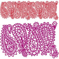 paisley repeating border