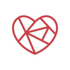 geometric heart