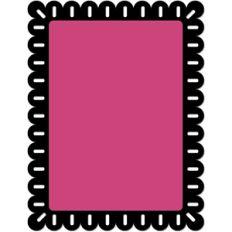 scalloped rectangle
