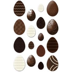 chocolate easter egg set