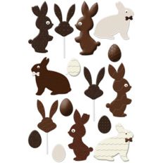 chocolate easter bunny set