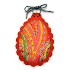 egg ornament scallop