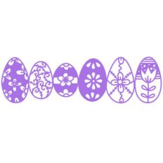 easter eggs border