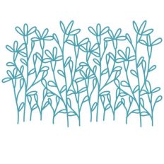 first flowers repeating border