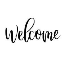 welcome