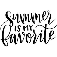summer is my favorite