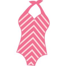 striped swimsuit