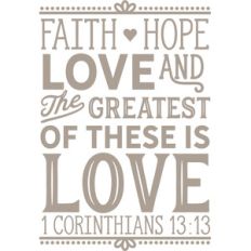 faith hope and love