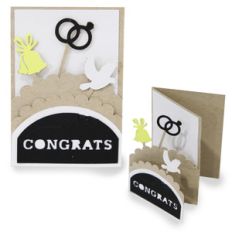 Layered card - wedding