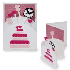 Layered card - wedding cake