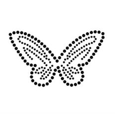 rhinestone butterfly