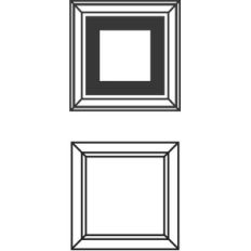 square vinyl frame