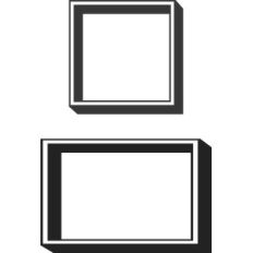 rectangle and square frame