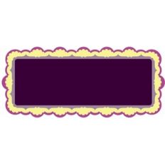 rectangle scalloped